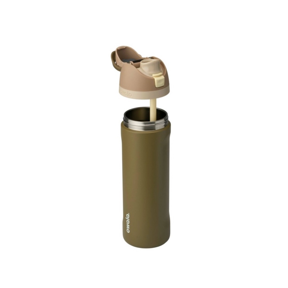 Owala FreeSip Stainless Steel Water Bottle (Olive A Sudden, 24oz.) - Picture 3 of 5